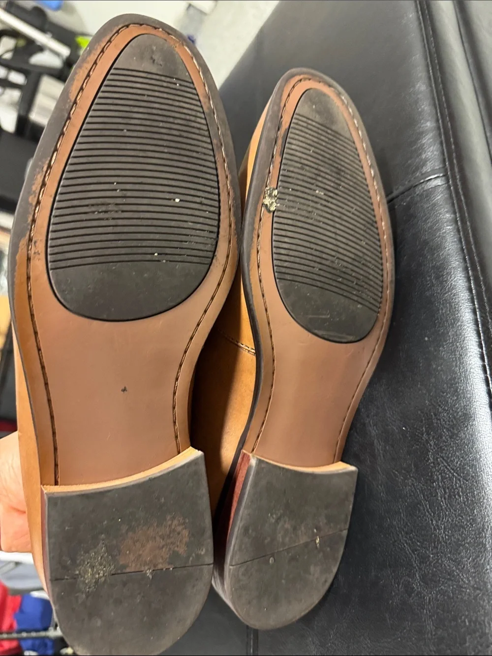Nordstrom’s Men's Tan Leather Penny Loafers